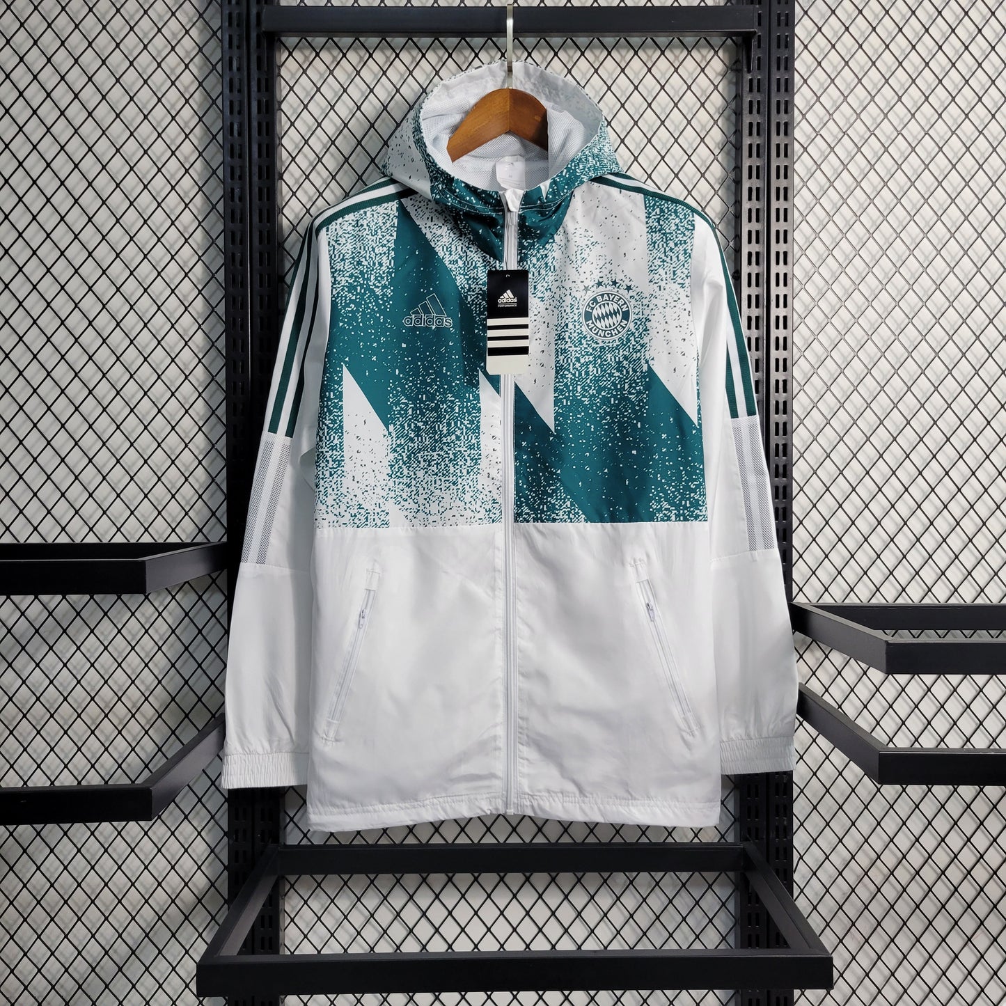 FC Bayern Munich WindBreaker White/Blue